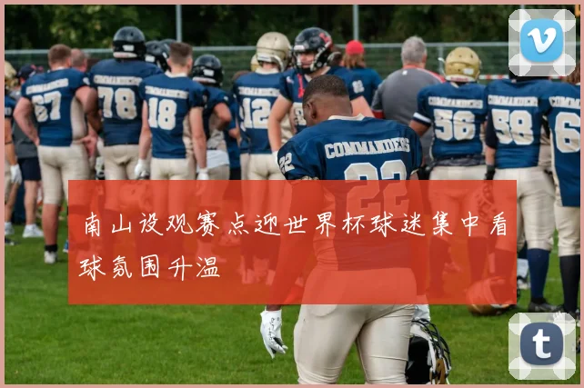 南山设观赛点迎世界杯球迷集中看球氛围升温
